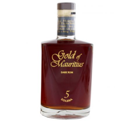 Gold of Mauritius Rum Solera 5 0,7l 40%