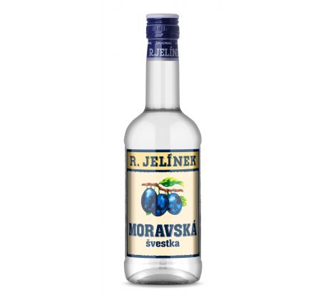 Moravská slivka biela 0,5l 40%