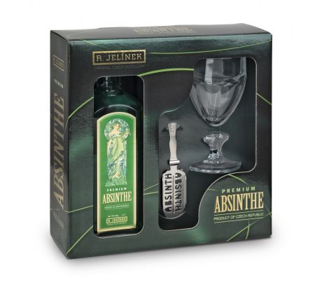 Absinthe R. Jelínek 0,7l 70% Darčekové balenie